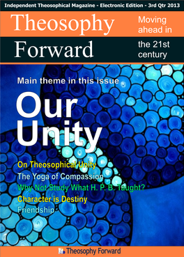 Theosophy Moving Forward