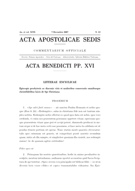 Acta Apostolicae Sedis