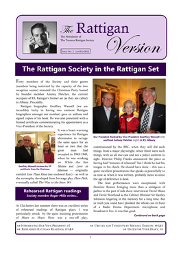 The Rattigan the Newsletter of the Terence Rattigan Society ISSUE NO