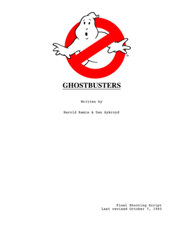 Ghostbusters