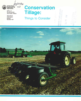 "^ Conservation Tillage