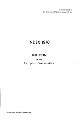 Library Index 1970