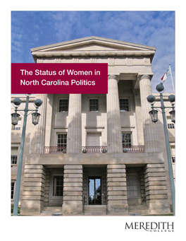 The Status of Women in North Carolina Politics