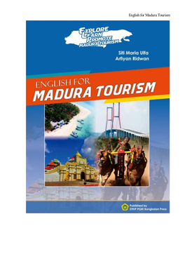 English for Madura Tourism 1