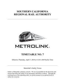 SCRRA Metrolink ETT #7 4-7-2010.Pdf