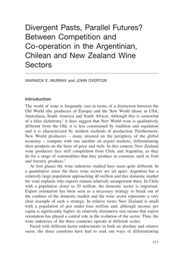 Between Competition and Co‑Operation in the Argentinian, Chilean and New Zealand Wine Sectors