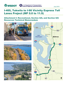 I-405, Tukwila to I-90 Vicinity Express Toll Lanes Project (MP 0.0 to 11.9)