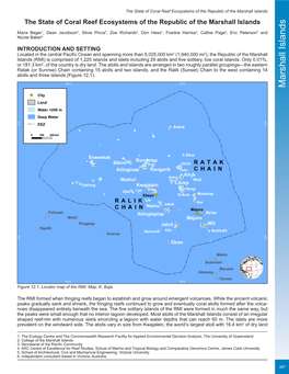 The State of Coral Reef Ecosystems of the Republic of the Marshall Islands the State of Coral Reef Ecosystems of the Republic of the Marshall Islands