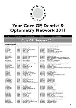 Your Core GP, Dentist & Optometry Network 20