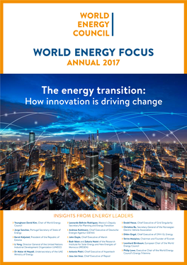 The Energy Transition: How Innovation Is Driving Change