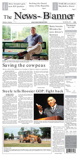 Bluffton News-Banner 7-9-2009