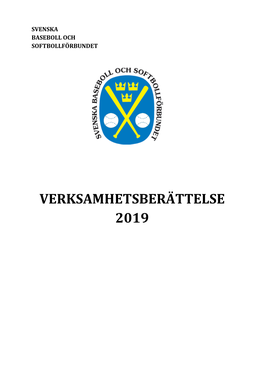 Verksamhetsberättelse 2019