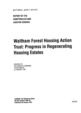 Waltham Forest Housing Action Trust 7