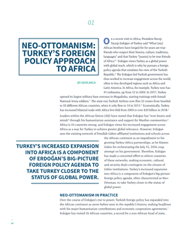 Neo-Ottomanism: Turkey's Foreign Policy Approach To