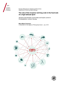 The Role of the Invasive Red King Crab in the Food Web of a High-Latitude Fjord