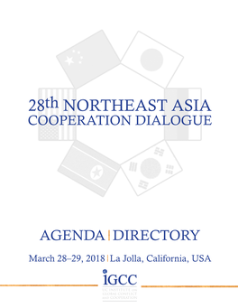 28Th NORTHEAST ASIA COOPERATION DIALOGUE