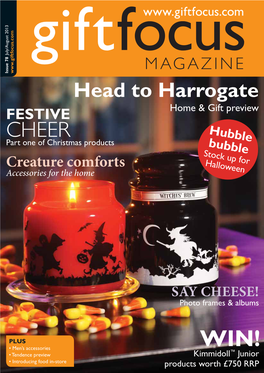 Head to Harrogate FESTIVE Home & Gift Preview CHEER Hubble Part One of Christmas Products Bubble Stock up for Creature Comforts Halloween Accessories for the Home