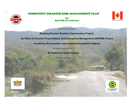 Community Disaster Risk Management Plan