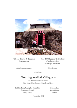 Touring Walled Villages – an Alternative Experience in East-Meet-West Cosmopolitan Hong Kong