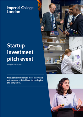 Startup Investment Pitch Event