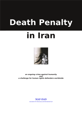 Execution Death Penalty in Iran I B a R a D a R a L E D Y B