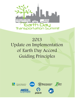Update on Implementation of Earth Day Accord Guiding Principles
