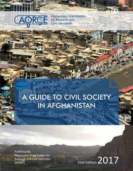 A Guide to Civil Society in Afghanistan