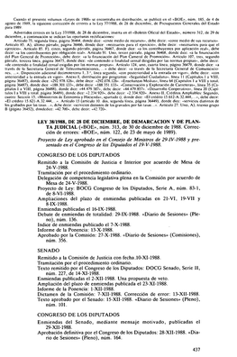 Ley 38/1988, De 28 De Diciembre, De Demarcacion Y De Plan
