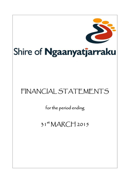 FINANCIAL STATEMENTS 31St MARCH