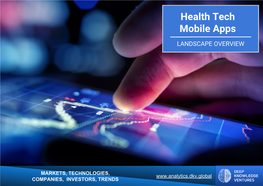 Health Tech Mobile Apps