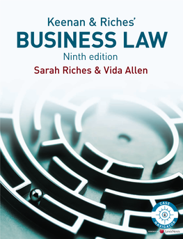 BUSINESS LAW Edition Keenan & Riches’