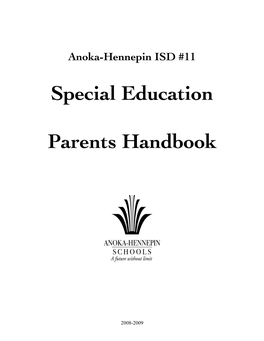 Special Education Parents Handbook