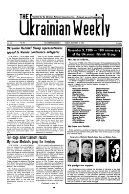 The Ukrainian Weekly 1986, No.45