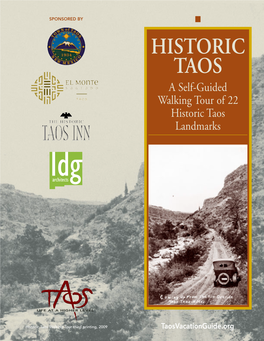 Taos Walking Tour Booklet