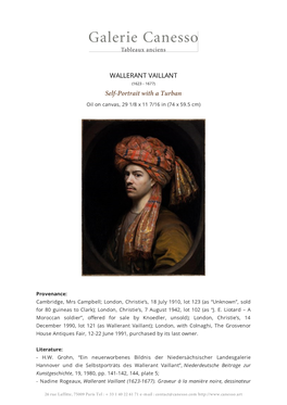 Wallerant Vaillant (1623 - 1677)