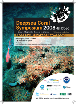 Symposium 20084Th ISDSC Deepsea Coral