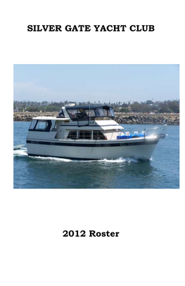 Silver Gate Yacht Club 2012 Roster