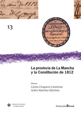 (1787-1808). El Caso De Villanueva De Los Infantes Y Su Partido