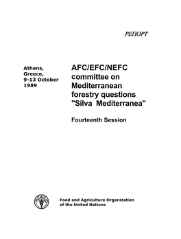 AFC/EFC/NEFC Committee on Mediterranean Forestry Questions