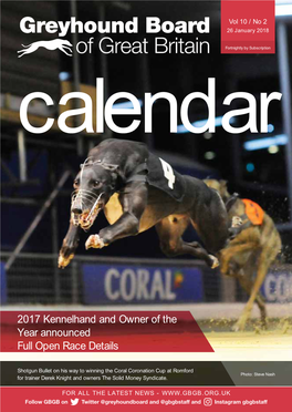 2017 Kennelhand and Owner of the Year Announced Full Open Race Details