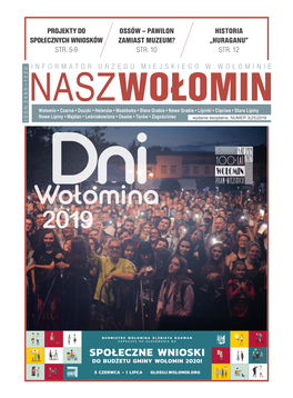 Twoja I Moja Historia – Informator Urzędu Miejskiego Nasz Wołomin, 3/2019