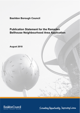 Ramsden Bellhouse Neighbourhood Area Publication Statement