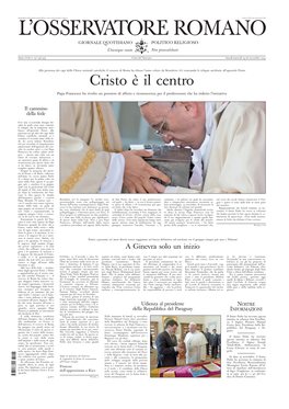 L'osservatore Romano