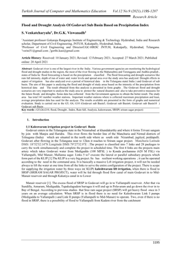 Flood and Drought Analysis of Godavari Sub Basin Based on Precipitation Index