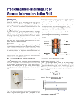 Predicting the Remaining Life of Vacuum Interrupters in the Field