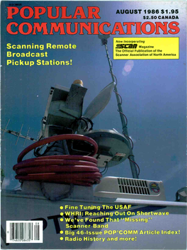Missing" Scanner Band Big 46 -Issue POP'comm Article Index! 08635 Radio History and More!