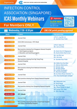 ICAS Monthly Webinar 2020