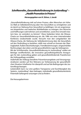 Towards a Continuum of Care in the EU Criminal Justice System a Survey of Prisoners’ Needs in Four Countries (Estonia, Hungary, Lithuania, Poland)