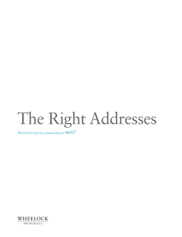 The Right Addresses the Right Addresses