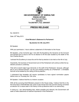 Press Release